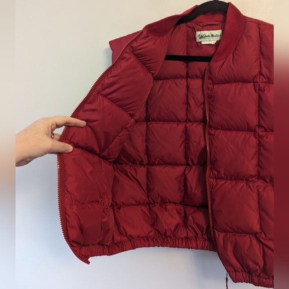 Vintage Gander Mountain Red Gooses Down Puffer Vest - Picture 7 of 10